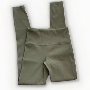 Athleta Elation Rib Tight Eucalyptus Olive S Tall